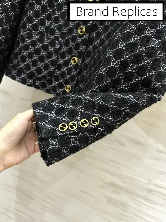 Gucci woven tweed suit